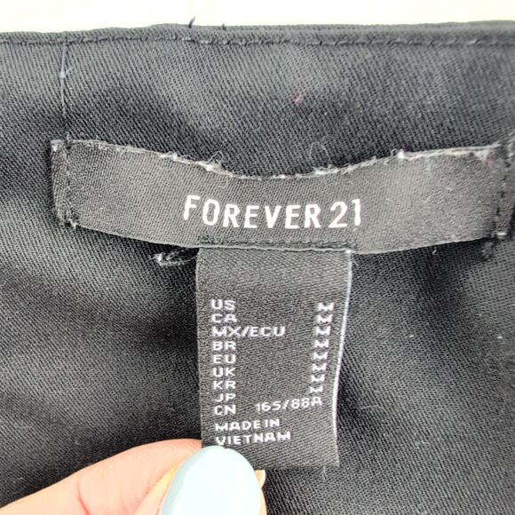 Forever 21 Milkmaid Corset Mesh Bodice Full Zip Back Women's Medium Black - Picture 4 of 10